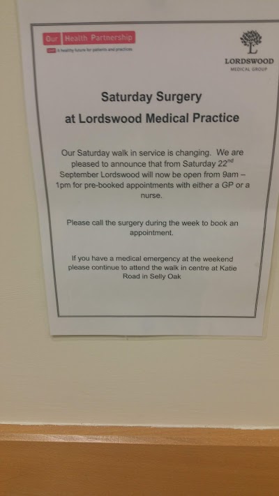 Lordswood House Practice - Lordswood Medical Group